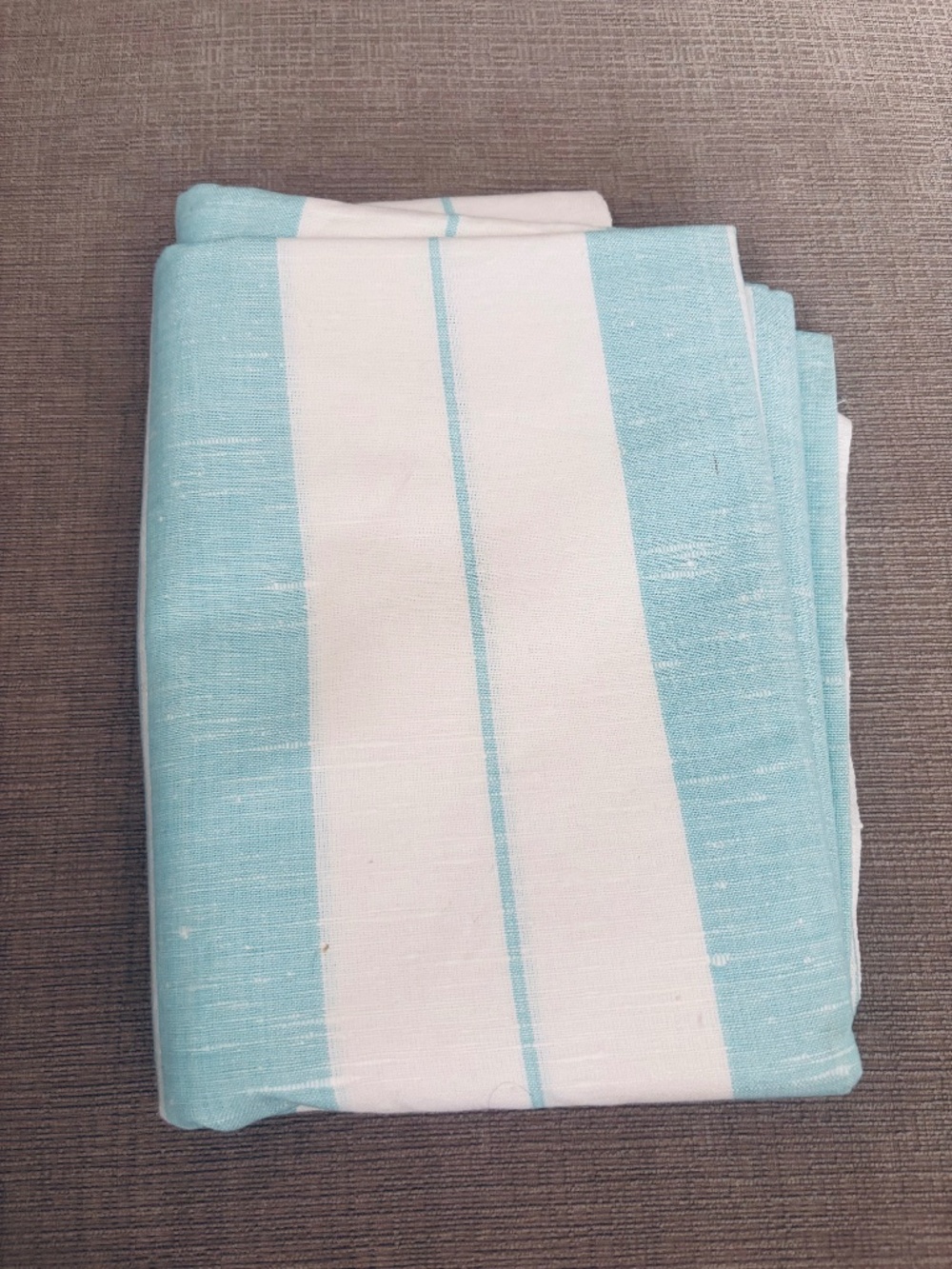 Vintage Linen Bed Sheet New Made in USSR in 1980